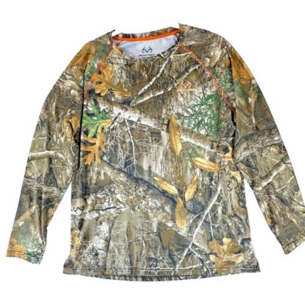 Realtree Camo Shirt Mens Large Long Sleeve Hunting Outdoor Gear Outdoors